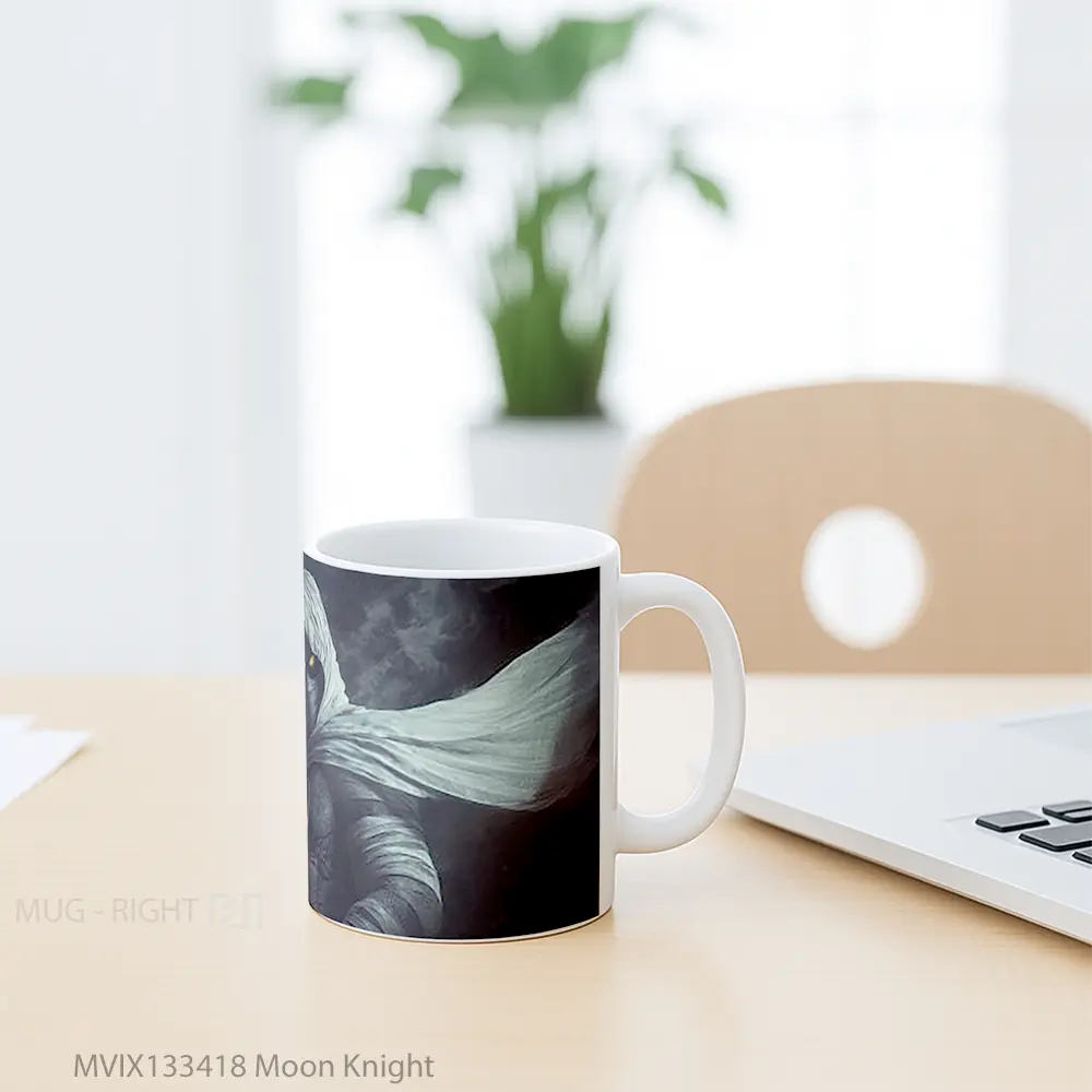 Mug Moon Knight Gelas Fantasi - All-side / Desain