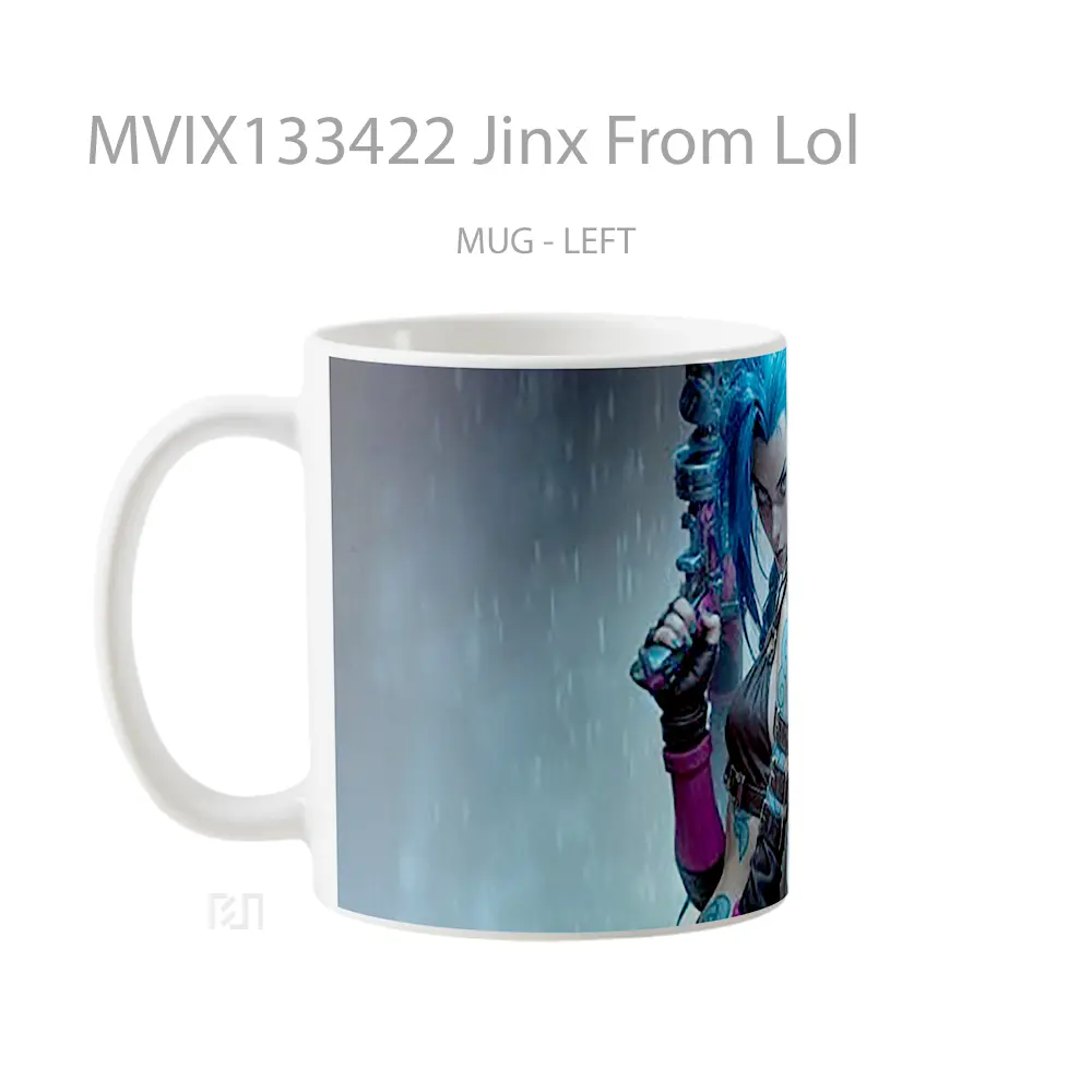 Mug Jinx From Lol Gelas Keramik Unik - All-side / Desain