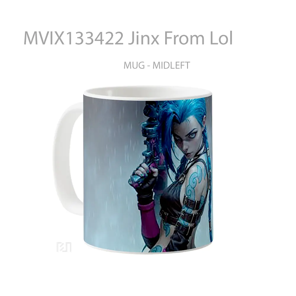 Mug Jinx From Lol Gelas Keramik Unik - All-side / Desain