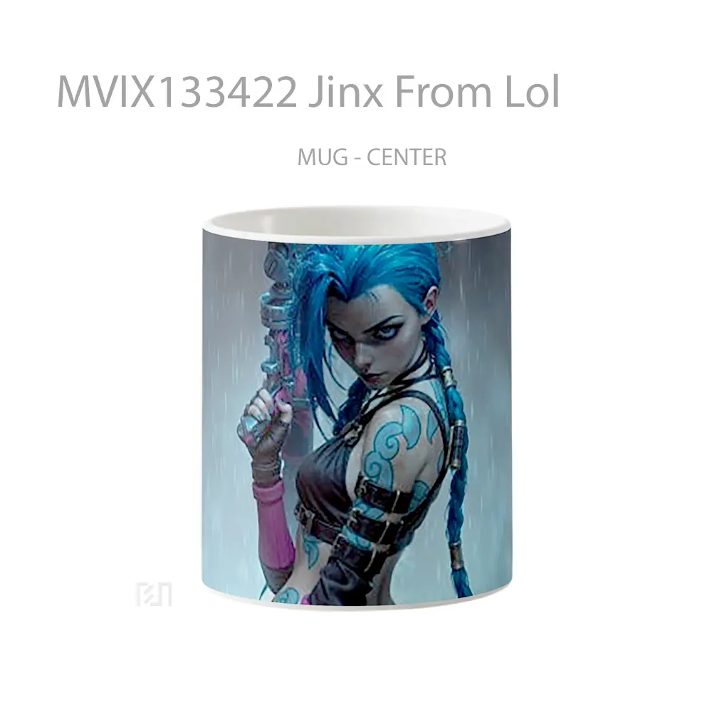 Mug Jinx From Lol Gelas Keramik Unik