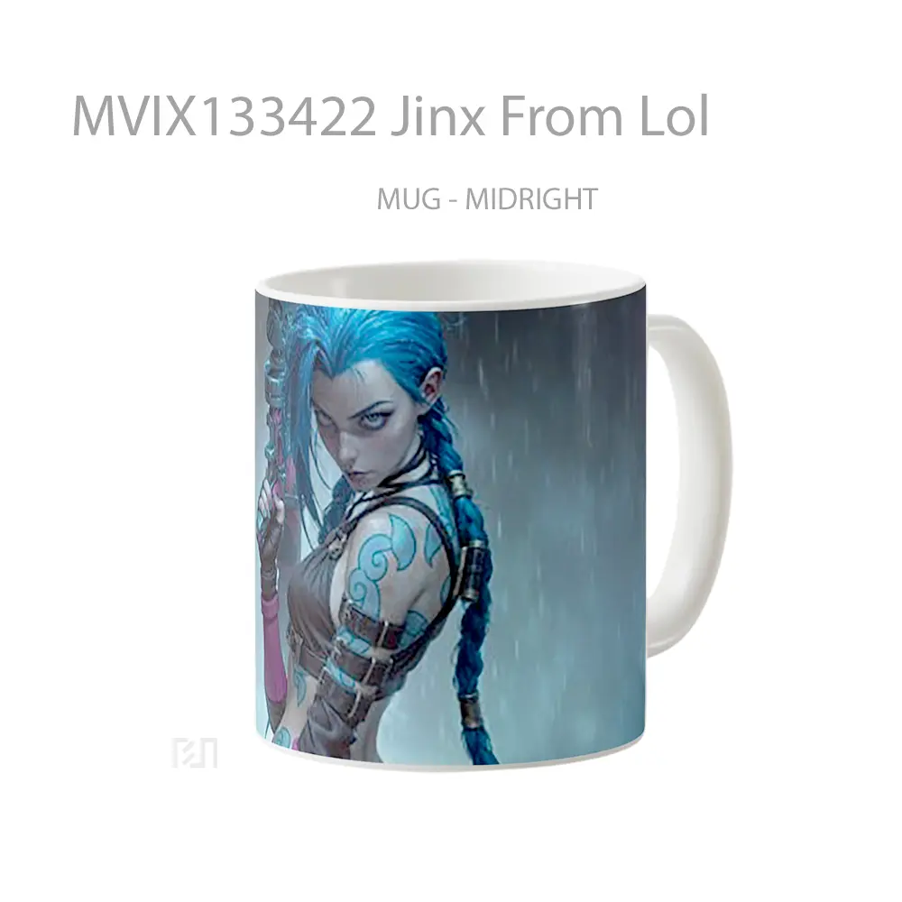 Mug Jinx From Lol Gelas Keramik Unik - All-side / Desain