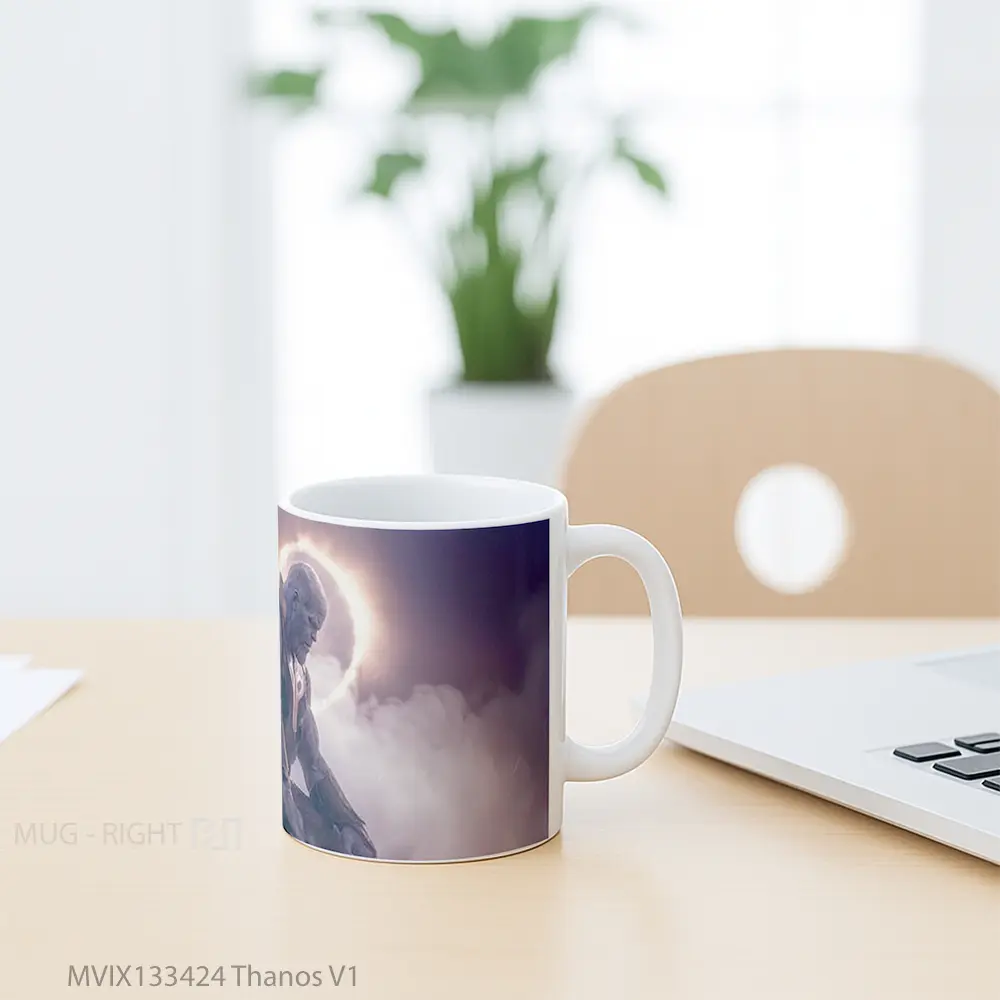 Mug Thanos V1 Gelas Keramik Unik - All-side / Desain