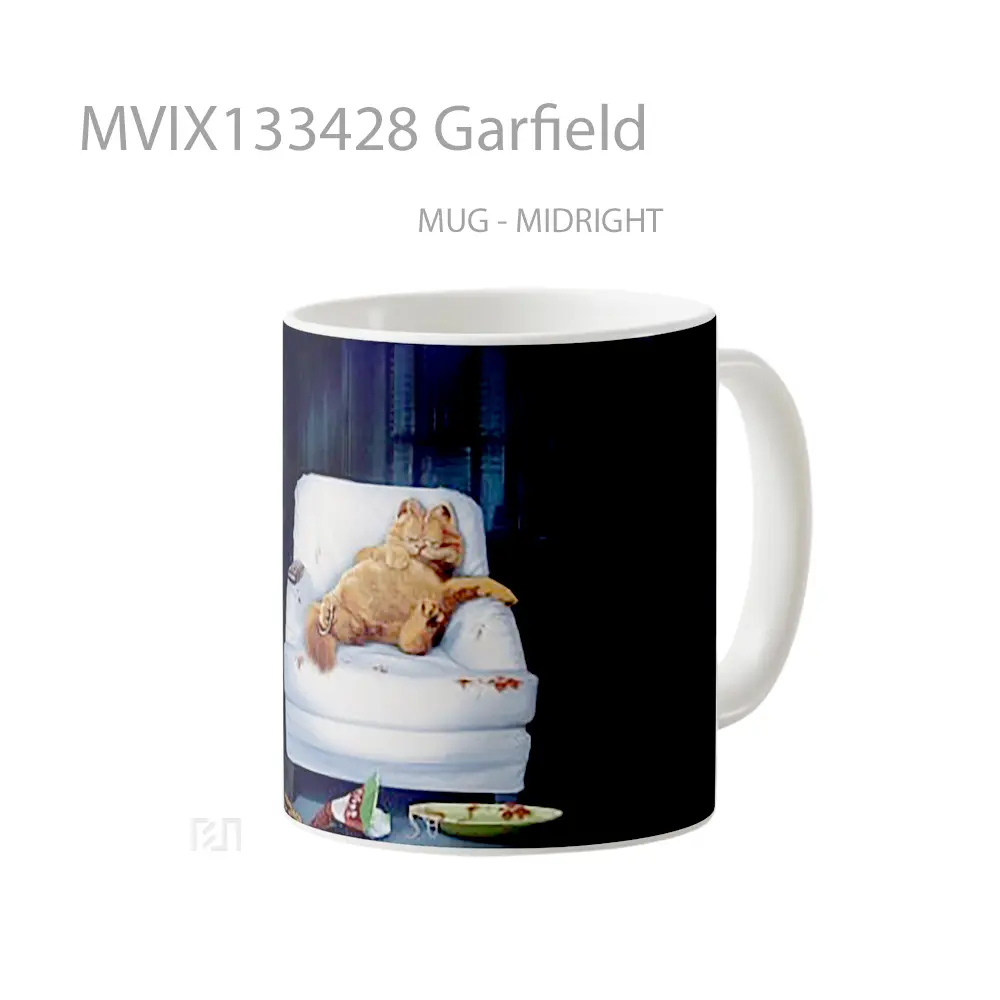 Mug Garfield Gelas Keramik Unik - All-side / Desain