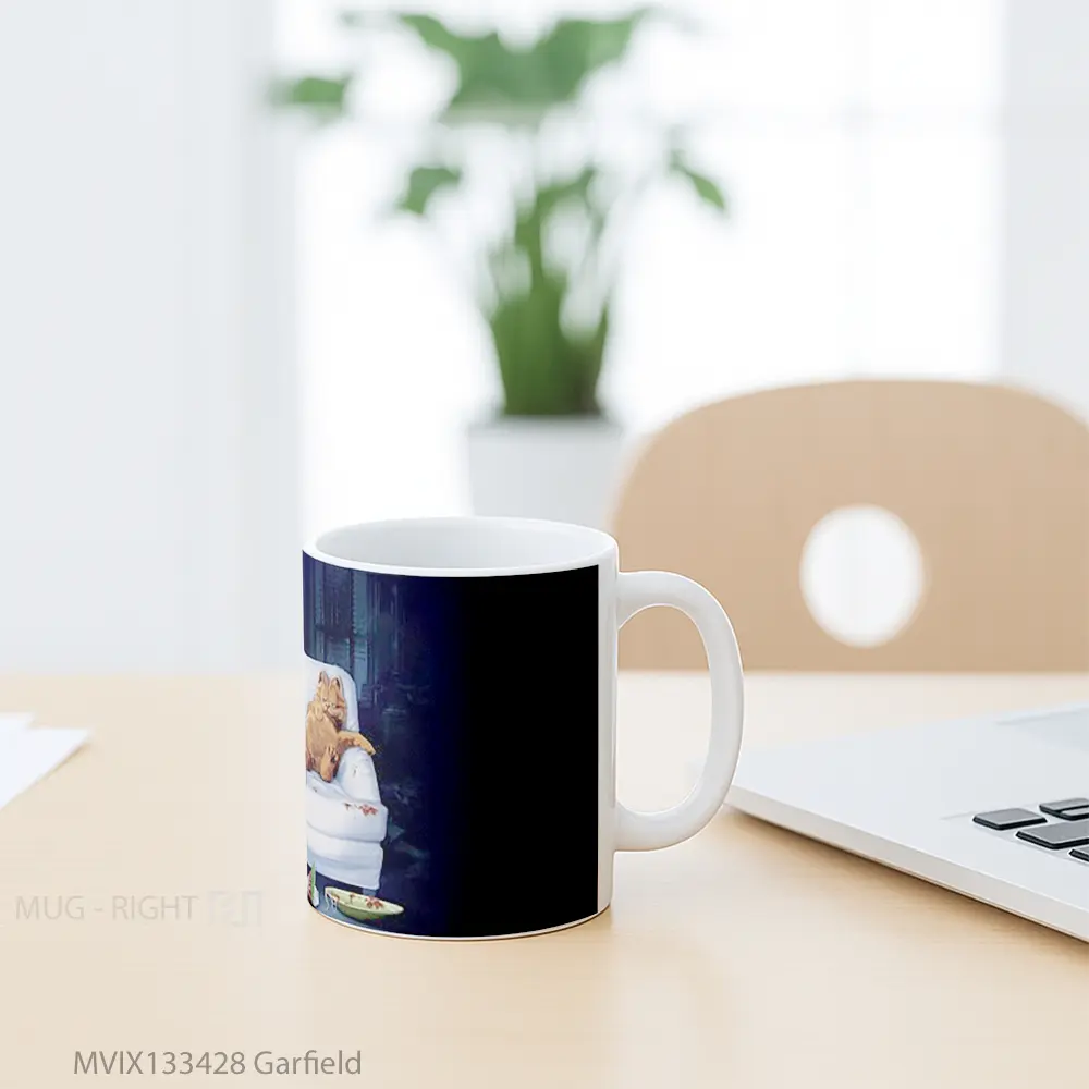 Mug Garfield Gelas Keramik Unik - All-side / Desain