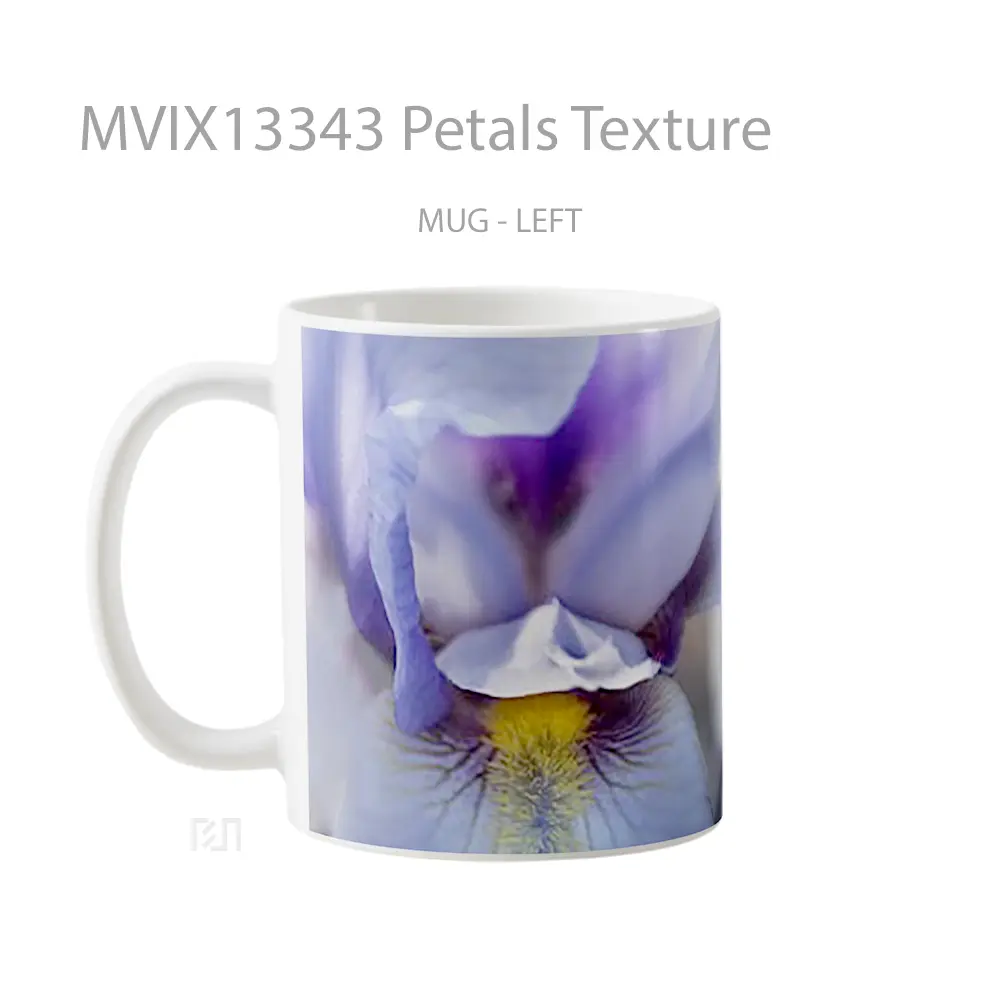 Mug Petals Texture Gelas Keramik Unik - All-side / Desain