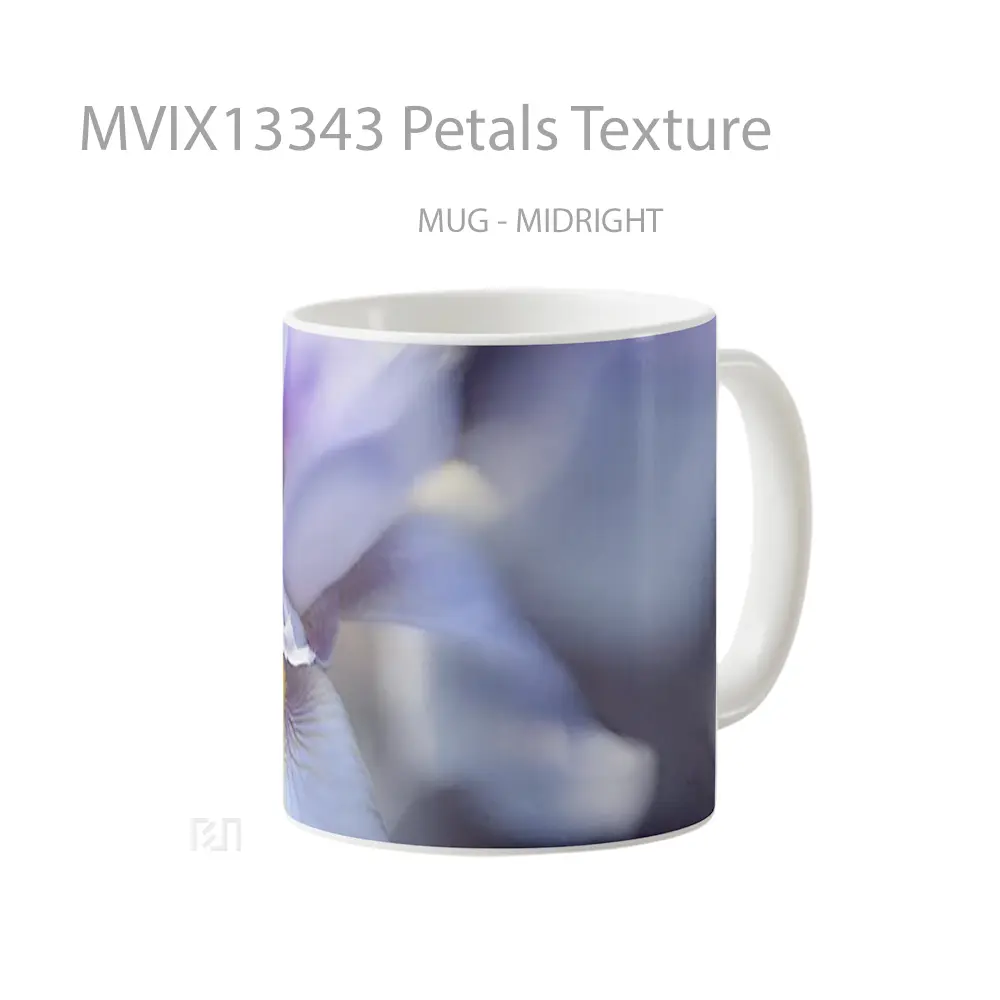 Mug Petals Texture Gelas Keramik Unik - All-side / Desain