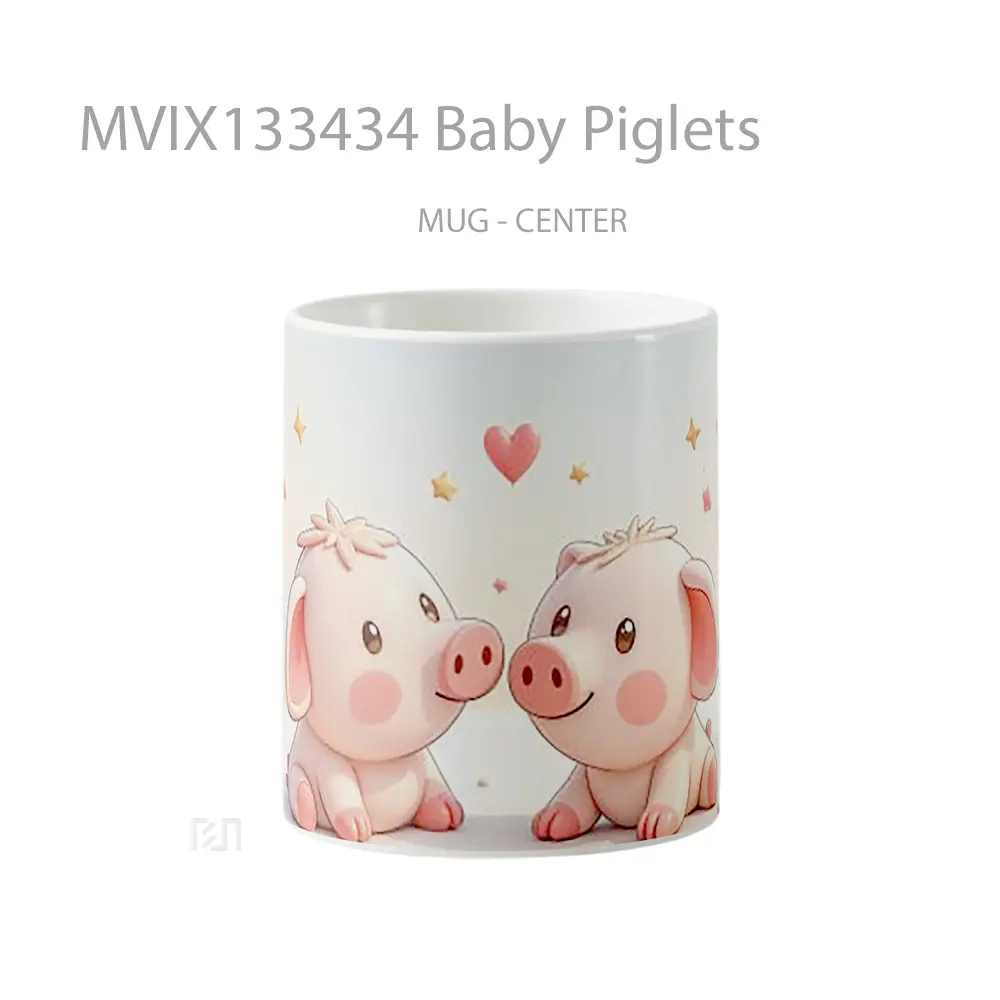 Mug Baby Piglets Gelas Hewan Lucu