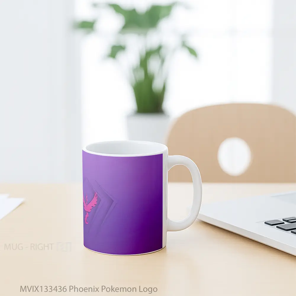 Mug Phoenix Pokemon Logo Cangkir Anime - All-side / Desain