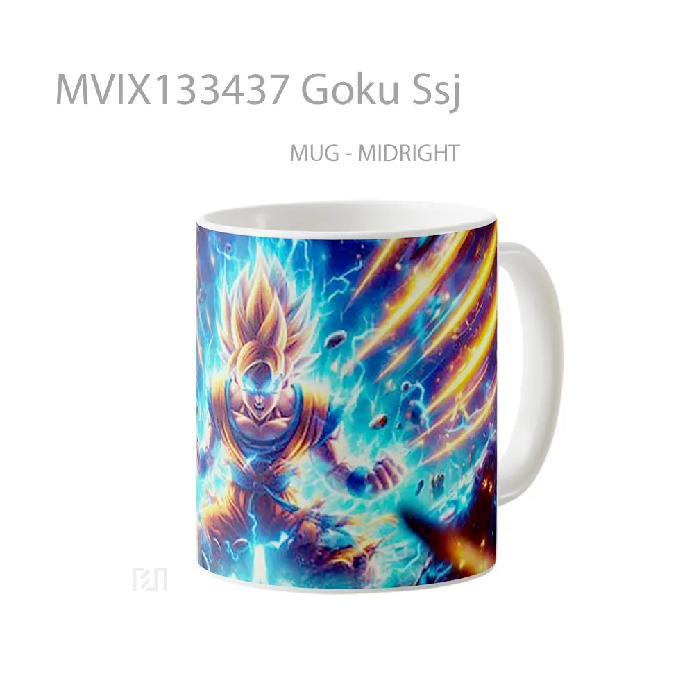 Mug Goku Ssj Cangkir Anime - All-side / Desain
