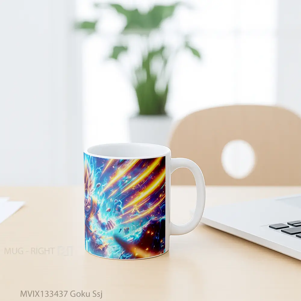 Mug Goku Ssj Cangkir Anime - All-side / Desain