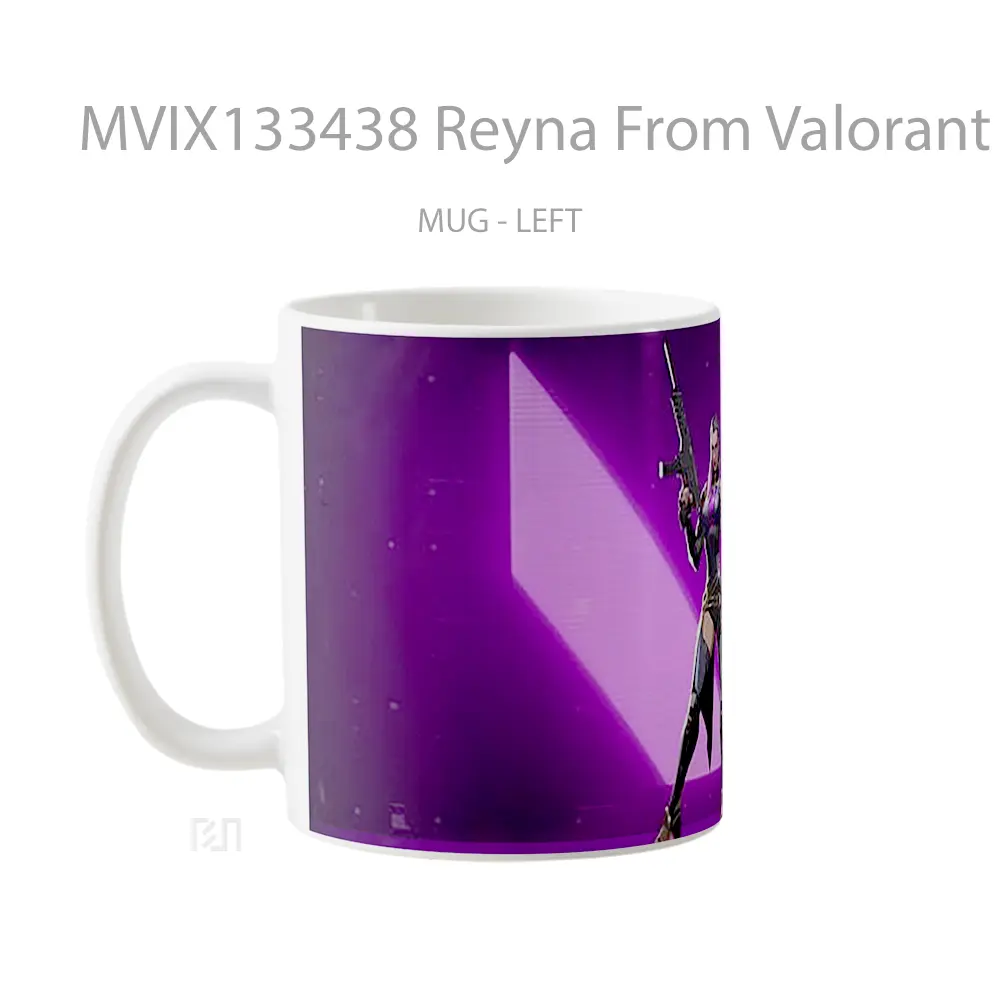 Mug Reyna From Valorant Cangkir Gamer - All-side / Desain