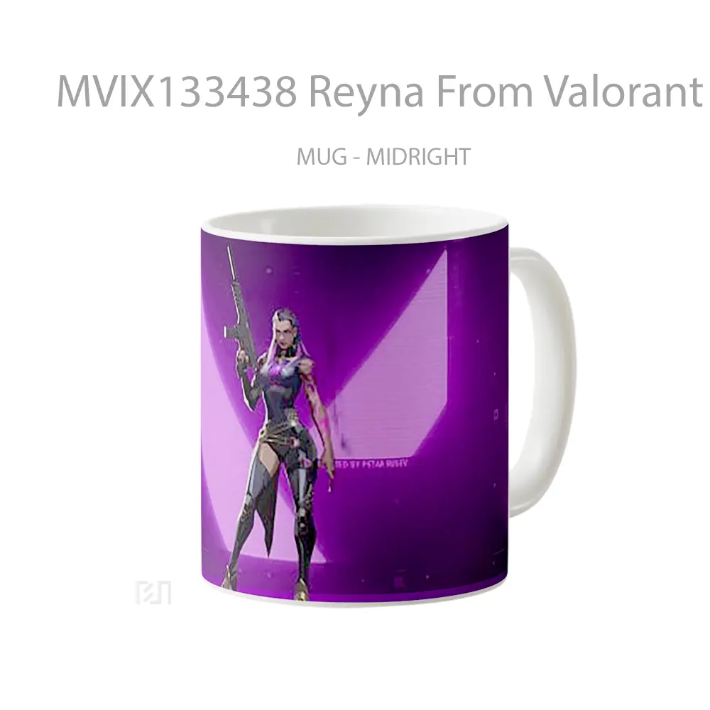 Mug Reyna From Valorant Cangkir Gamer - All-side / Desain