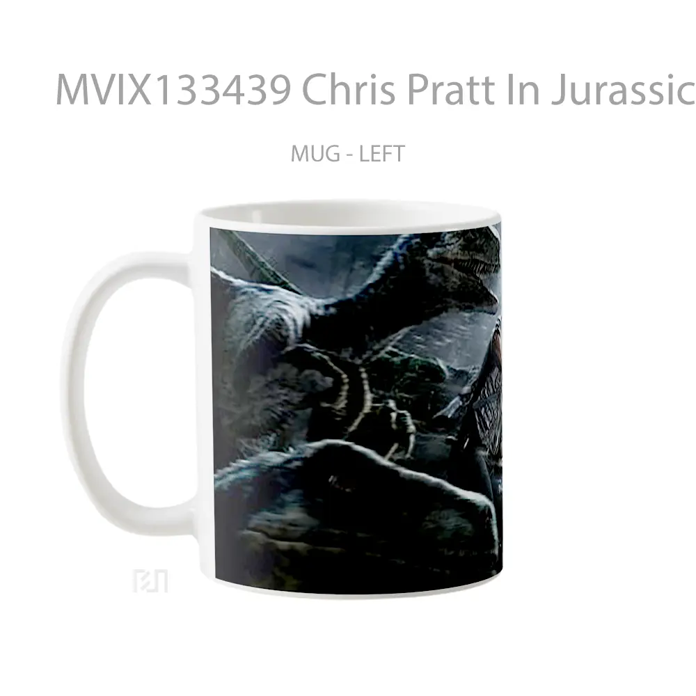 Mug Chris Pratt In Jurassic World Gelas Film - All-side / Desain