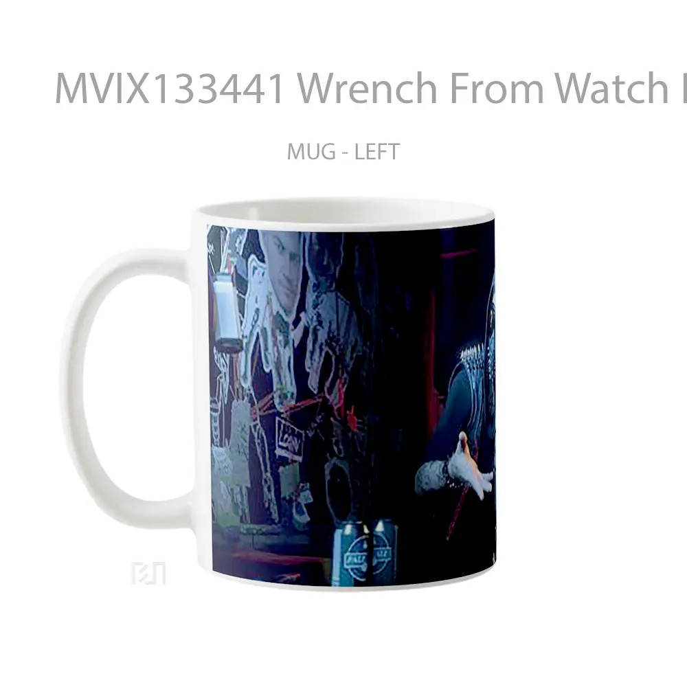 Mug Wrench From Watch Dogs 2 V2 Gelas Hewan Lucu - All-side / Desain