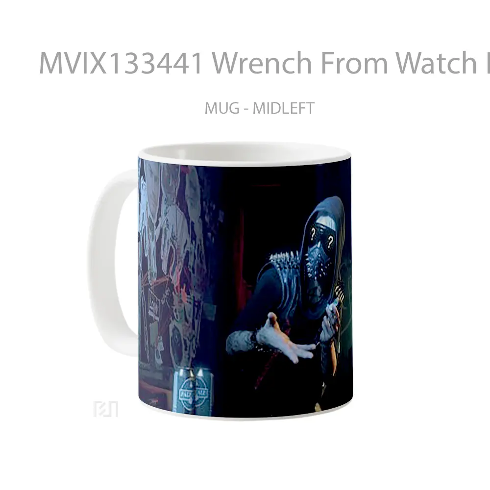 Mug Wrench From Watch Dogs 2 V2 Gelas Hewan Lucu - All-side / Desain
