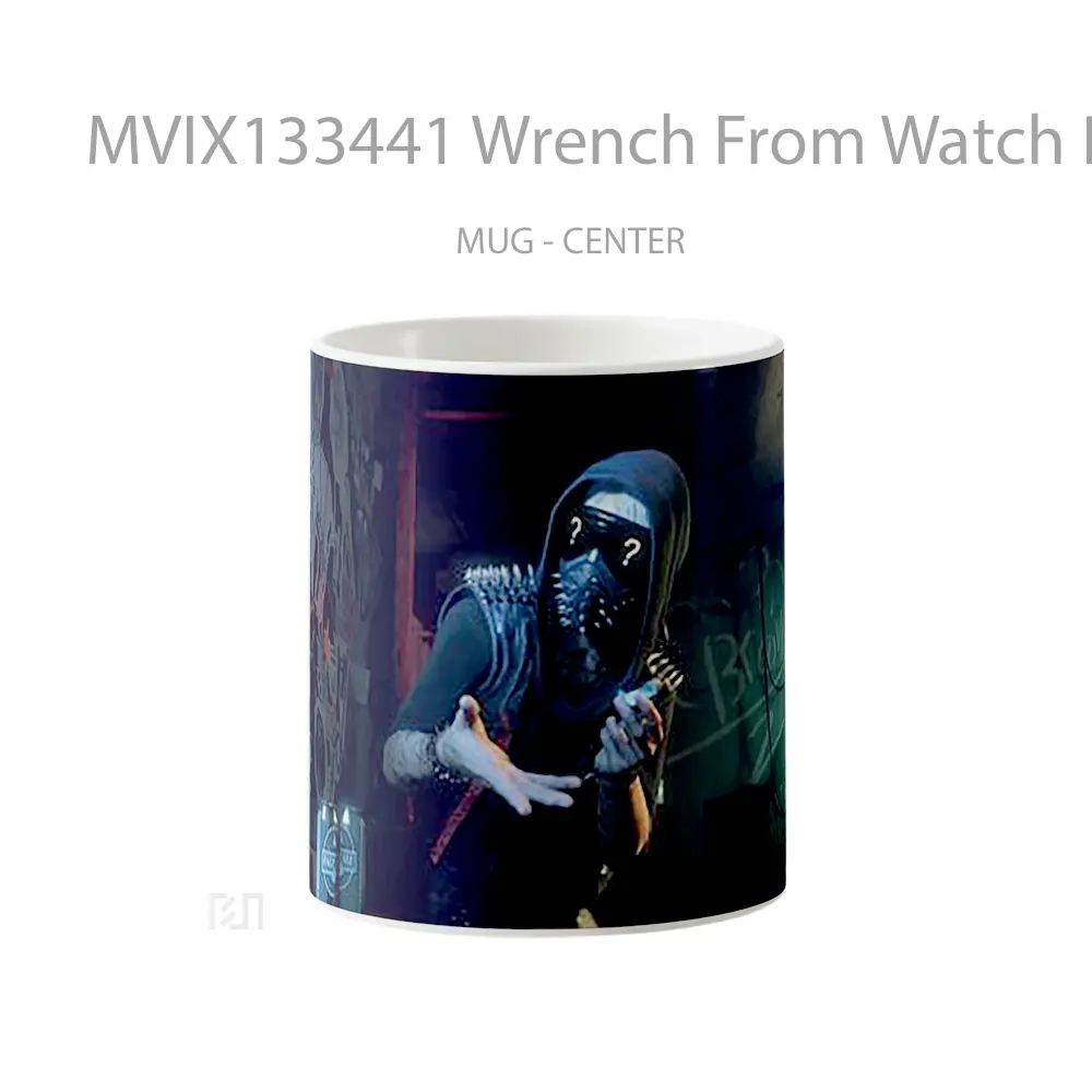 Mug Wrench From Watch Dogs 2 V2 Gelas Hewan Lucu