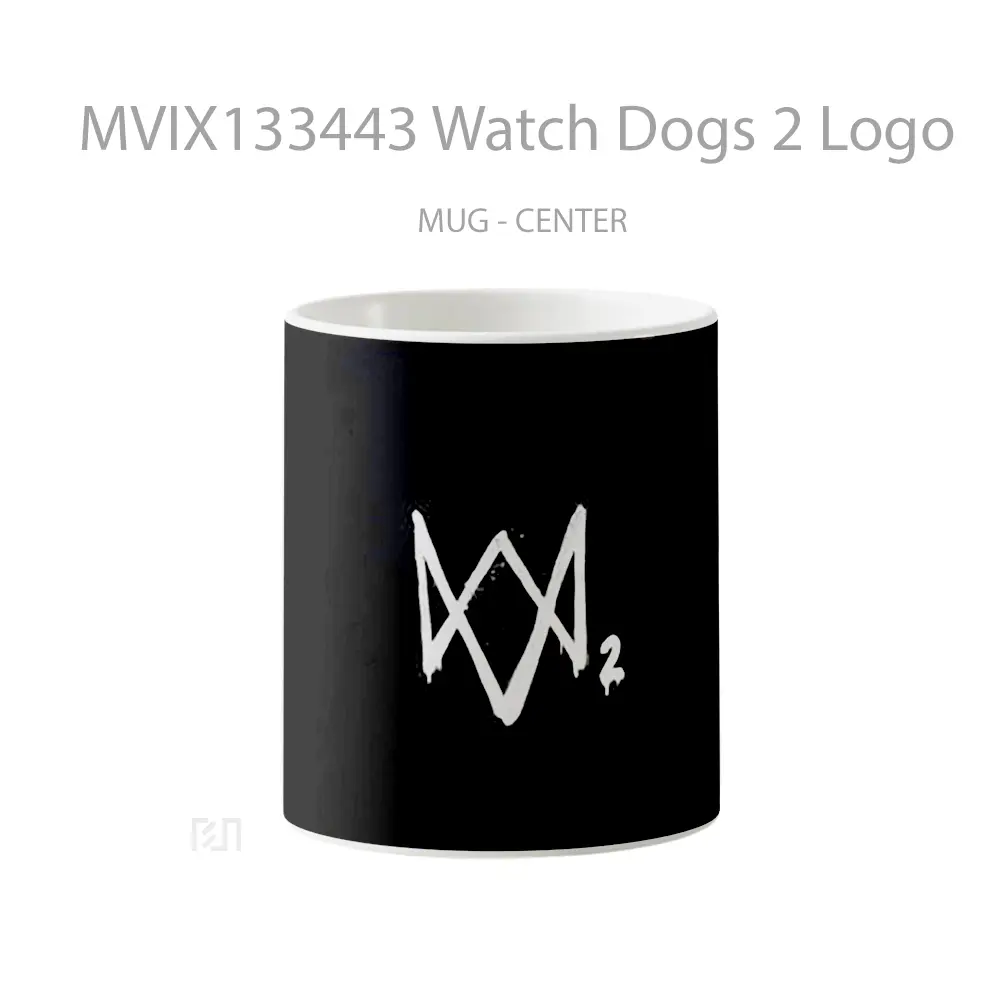 Mug Watch Dogs 2 Logo Gelas Hewan Lucu