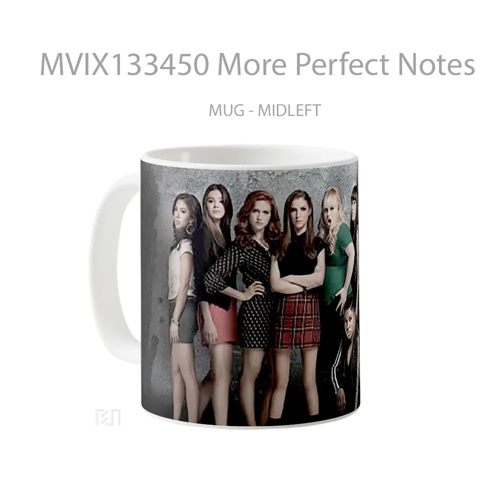 Mug More Perfect Notes Gelas Keramik Unik - All-side / Desain