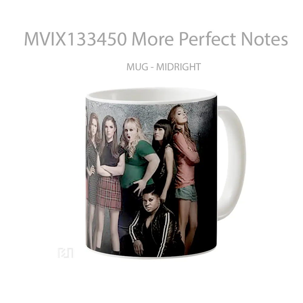 Mug More Perfect Notes Gelas Keramik Unik - All-side / Desain