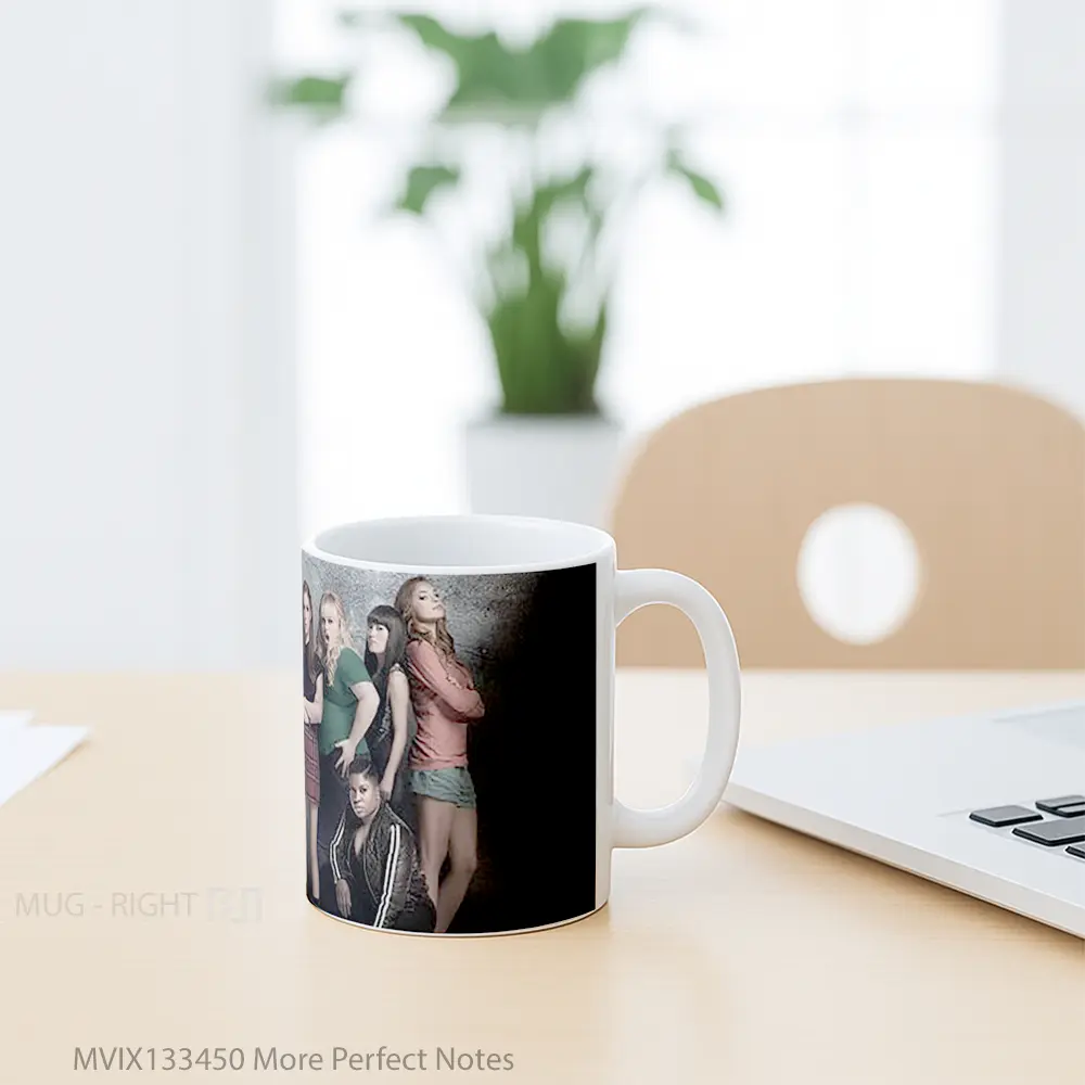 Mug More Perfect Notes Gelas Keramik Unik - All-side / Desain