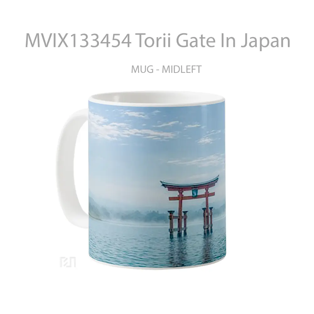 Mug Torii Gate In Japan Gelas Keramik Unik - All-side / Desain