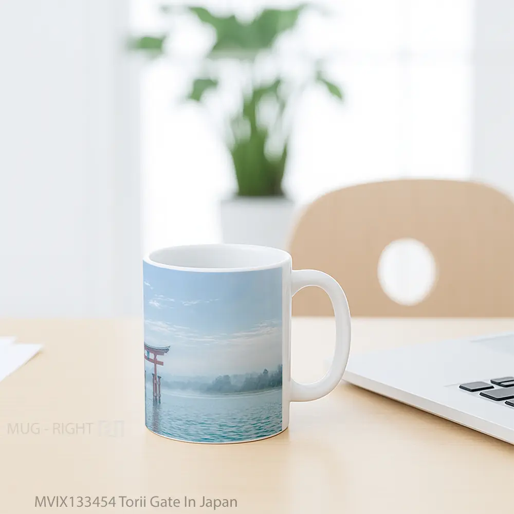 Mug Torii Gate In Japan Gelas Keramik Unik - All-side / Desain