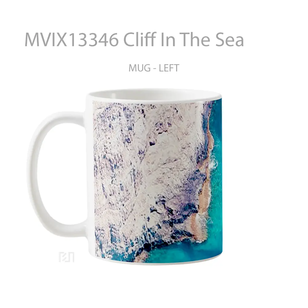 Mug Cliff In The Sea Gelas Pemandangan Alam - All-side / Desain