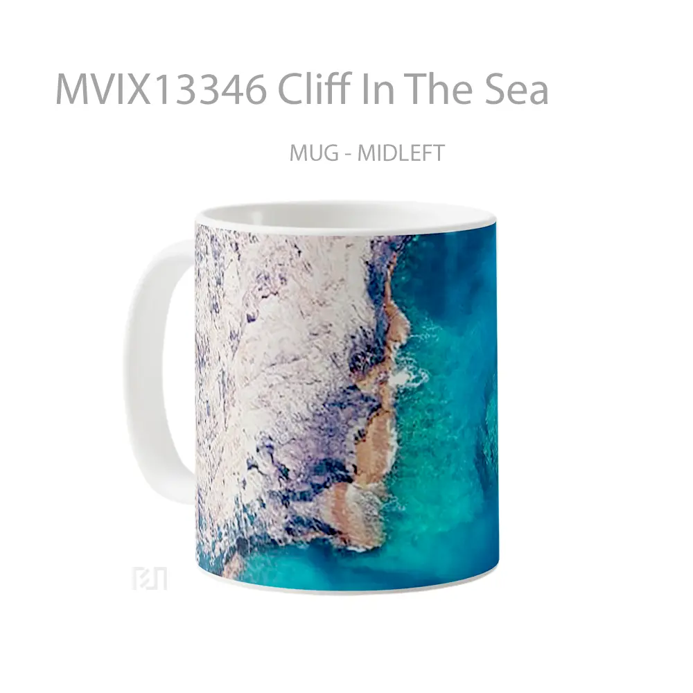 Mug Cliff In The Sea Gelas Pemandangan Alam - All-side / Desain