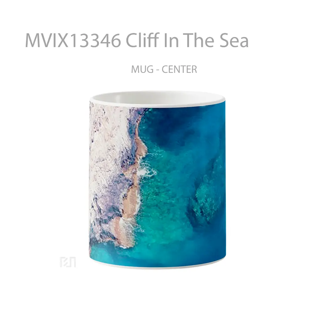 Mug Cliff In The Sea Gelas Pemandangan Alam