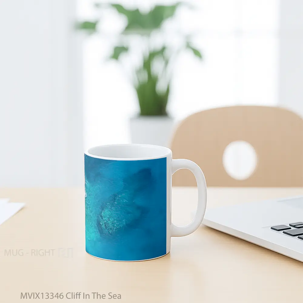 Mug Cliff In The Sea Gelas Pemandangan Alam - All-side / Desain
