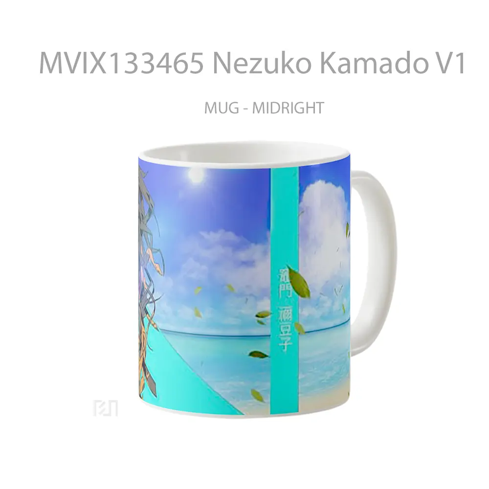 Mug Nezuko Kamado V1 Cangkir Anime - All-side / Desain