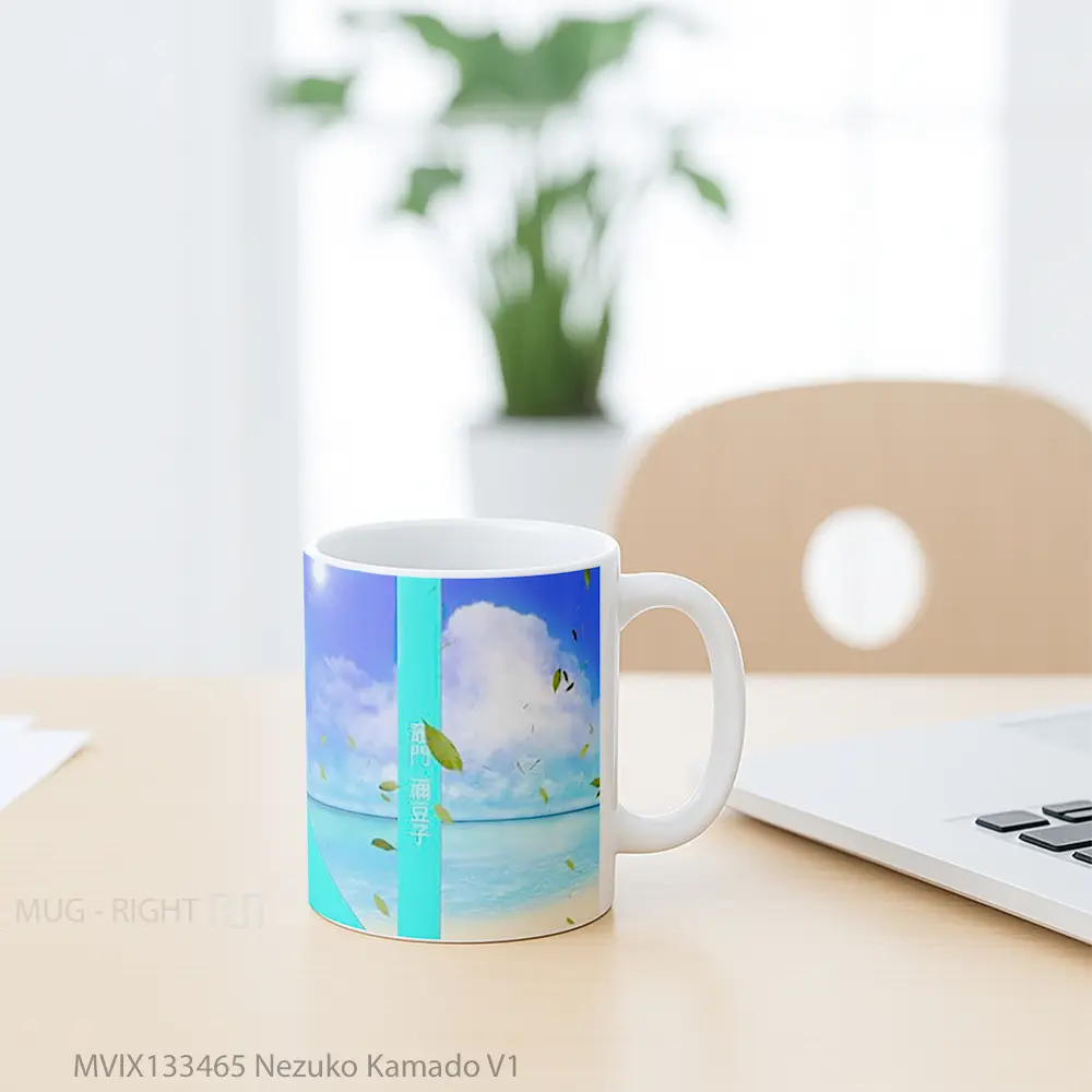 Mug Nezuko Kamado V1 Cangkir Anime - All-side / Desain