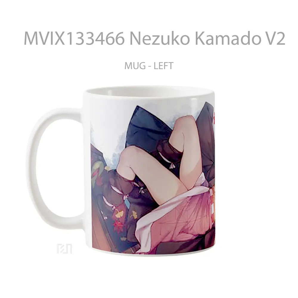 Mug Nezuko Kamado V2 Cangkir Anime - All-side / Desain