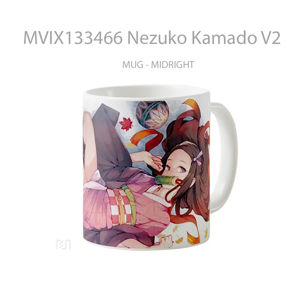 Mug Nezuko Kamado V2 Cangkir Anime - All-side / Desain