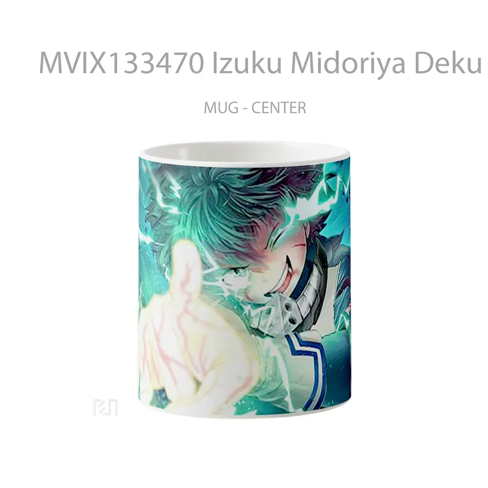 Mug Izuku Midoriya Deku From My Hero Academia V1 Cangkir Anime
