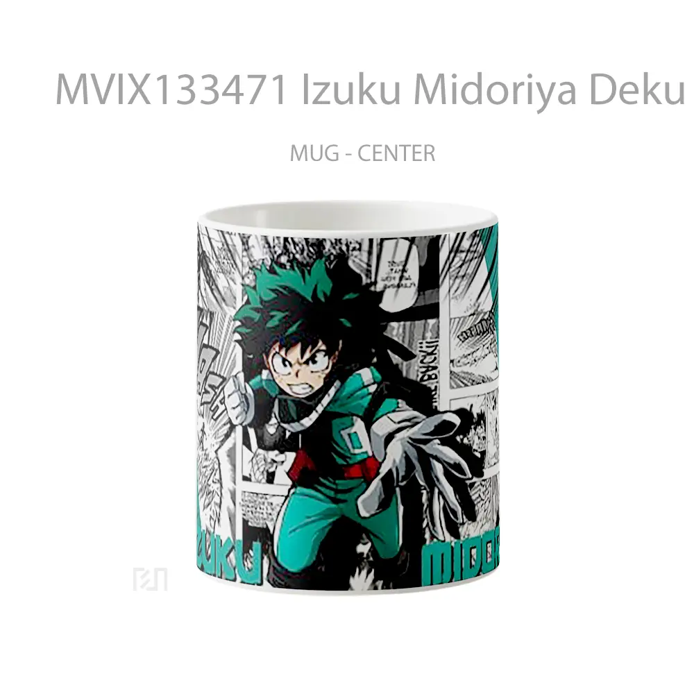 Mug Izuku Midoriya Deku Gelas Keramik Unik