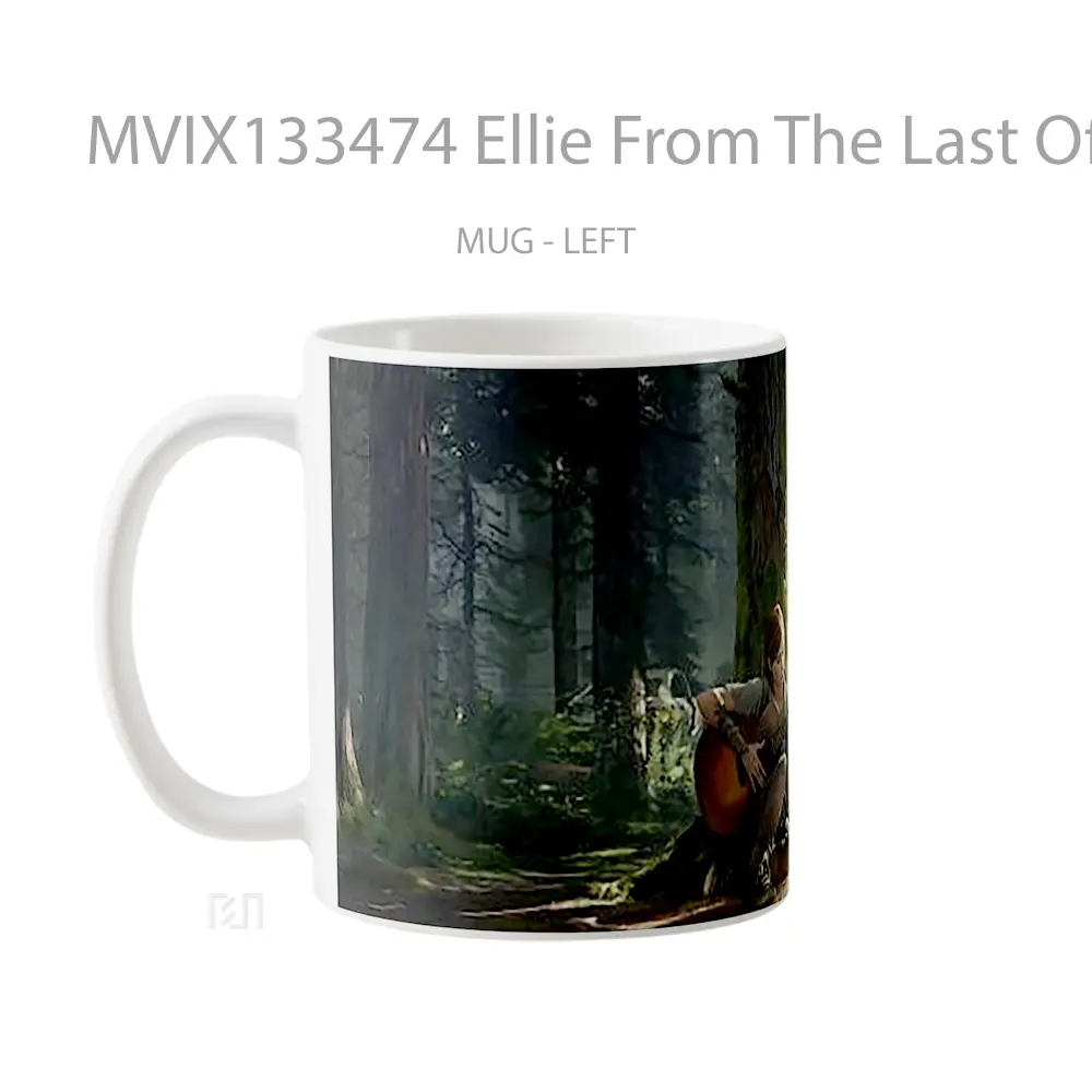 Mug Ellie From The Last Of Us V3 Gelas Keramik Unik - All-side / Desain