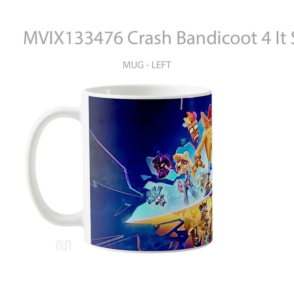 Mug Crash Bandicoot 4 It S About Time V1 Gelas Keramik Unik - All-side / Desain