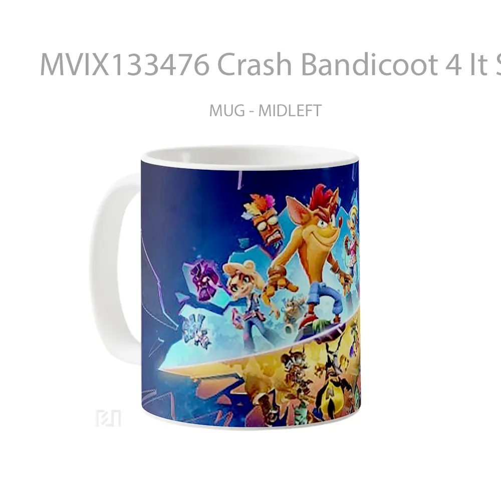 Mug Crash Bandicoot 4 It S About Time V1 Gelas Keramik Unik - All-side / Desain