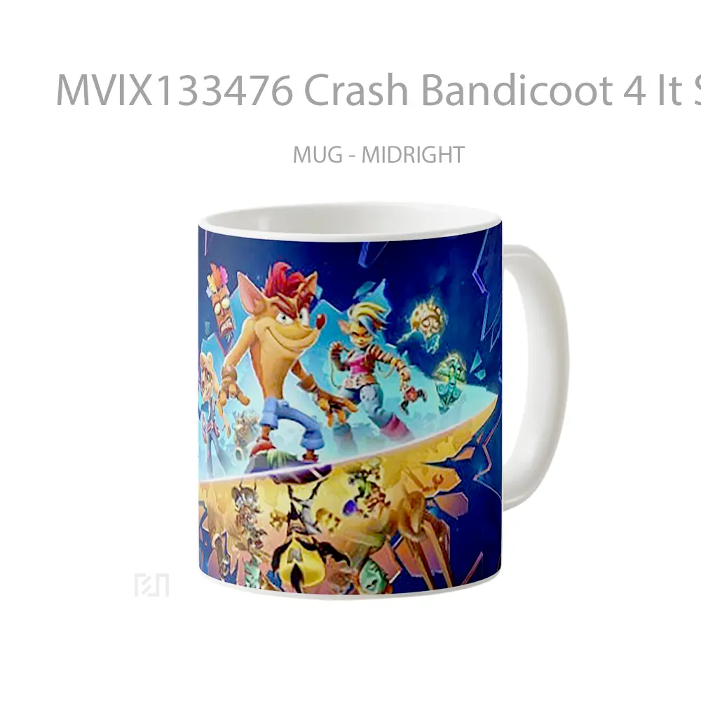 Mug Crash Bandicoot 4 It S About Time V1 Gelas Keramik Unik - All-side / Desain