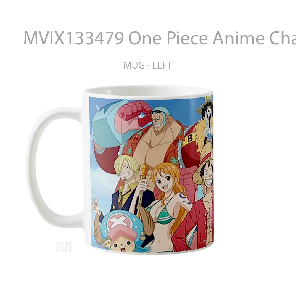 Mug One Piece Anime Characters Cangkir Anime - All-side / Desain