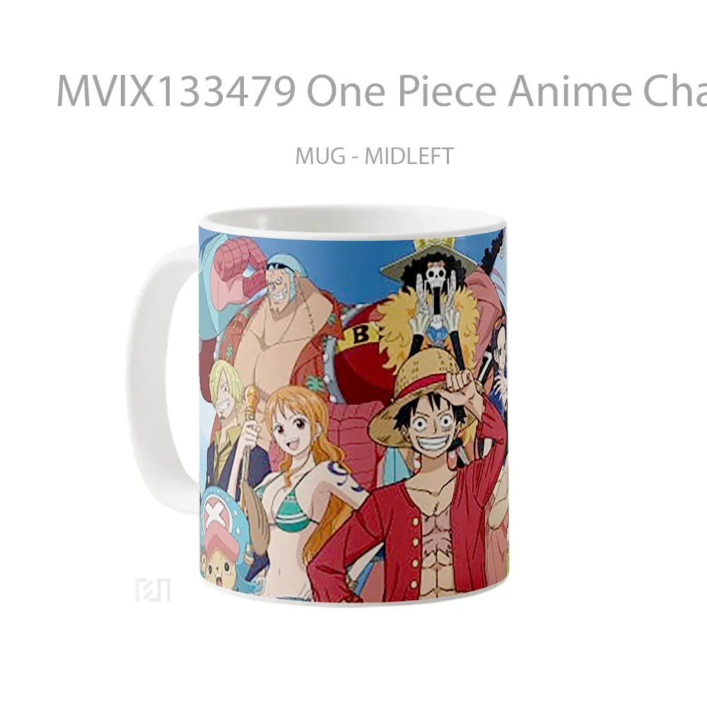 Mug One Piece Anime Characters Cangkir Anime - All-side / Desain