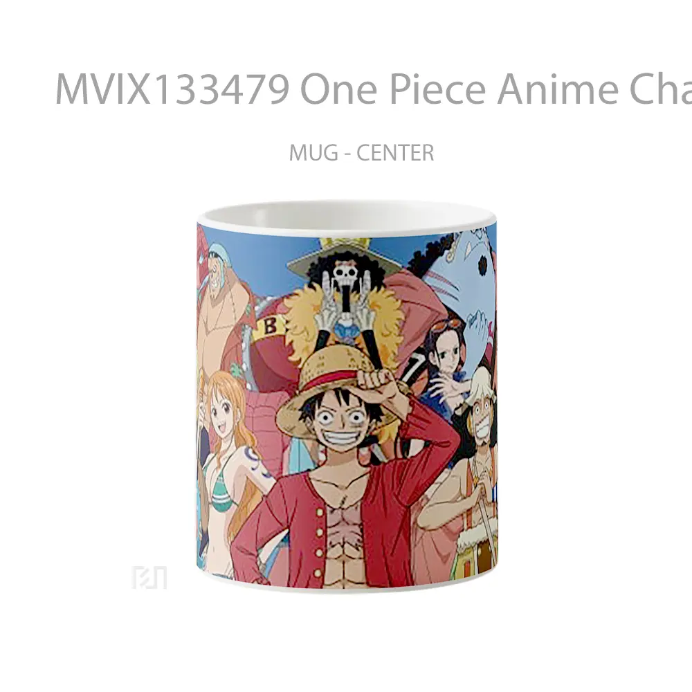 Mug One Piece Anime Characters Cangkir Anime