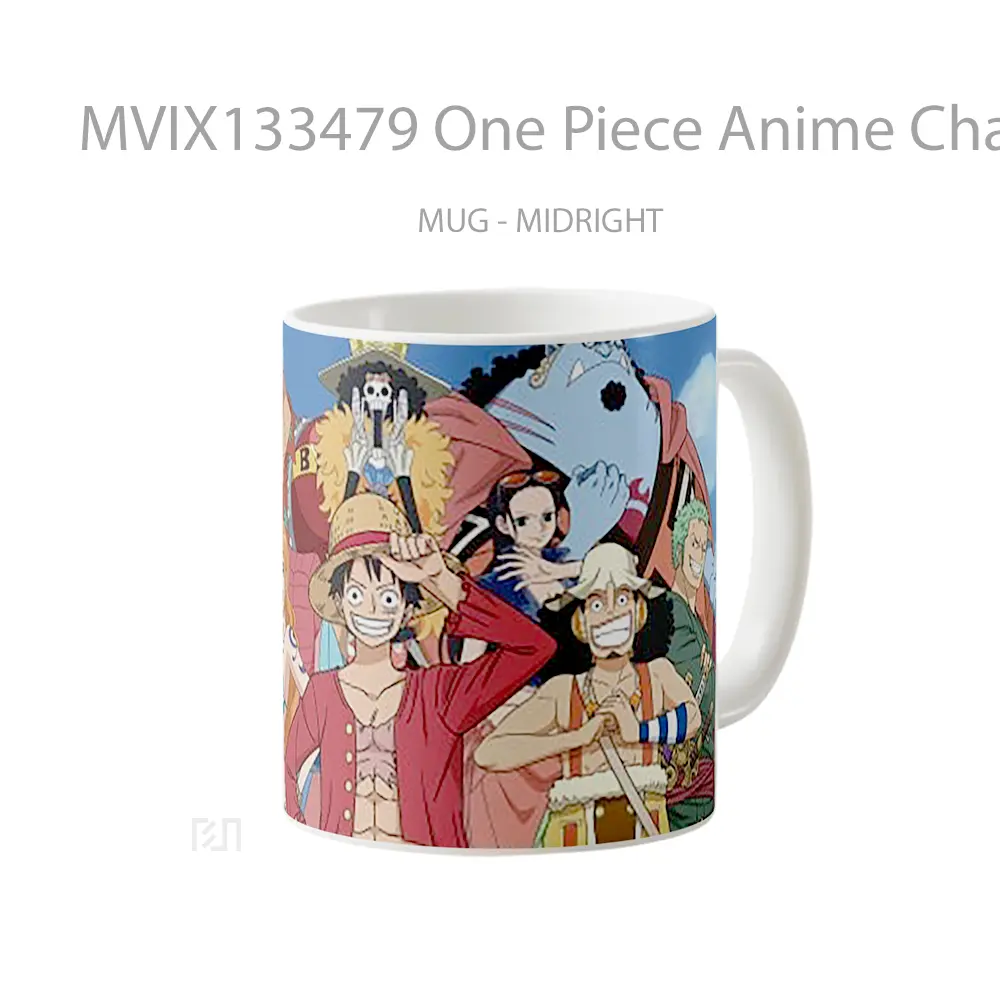 Mug One Piece Anime Characters Cangkir Anime - All-side / Desain