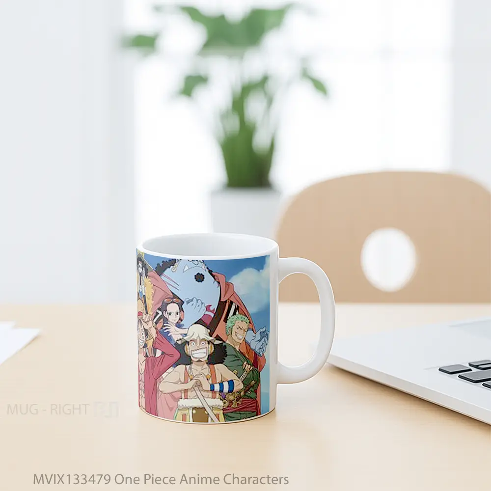 Mug One Piece Anime Characters Cangkir Anime - All-side / Desain