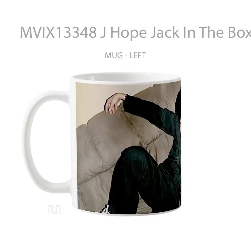 Mug J Hope Jack In The Box Photoshoot Gelas Keramik Unik - All-side / Desain