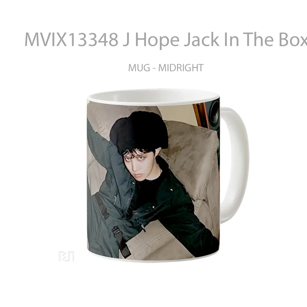 Mug J Hope Jack In The Box Photoshoot Gelas Keramik Unik - All-side / Desain