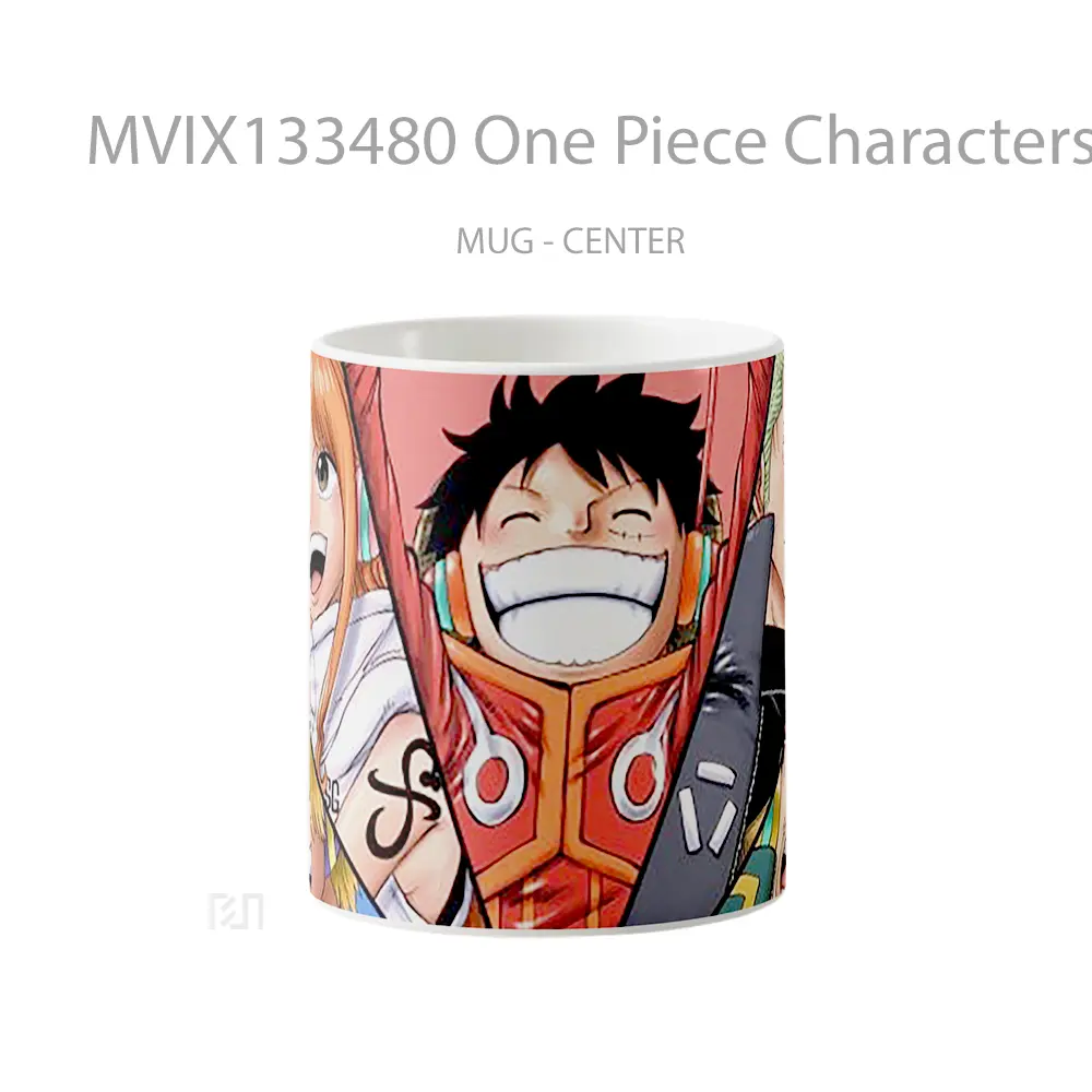 Mug One Piece Characters V4 Cangkir Anime