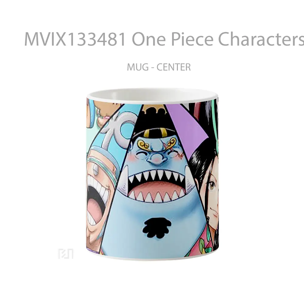 Mug One Piece Characters V5 Cangkir Anime