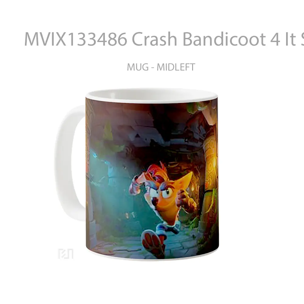 Mug Crash Bandicoot 4 It S About Time V2 Gelas Keramik Unik - All-side / Desain